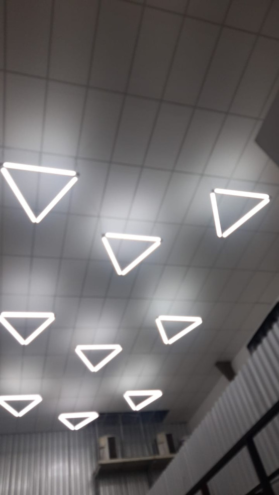 Instalação de iluminação especial